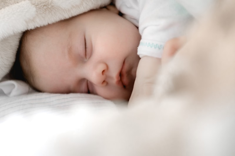 Baby sleeping peacefully